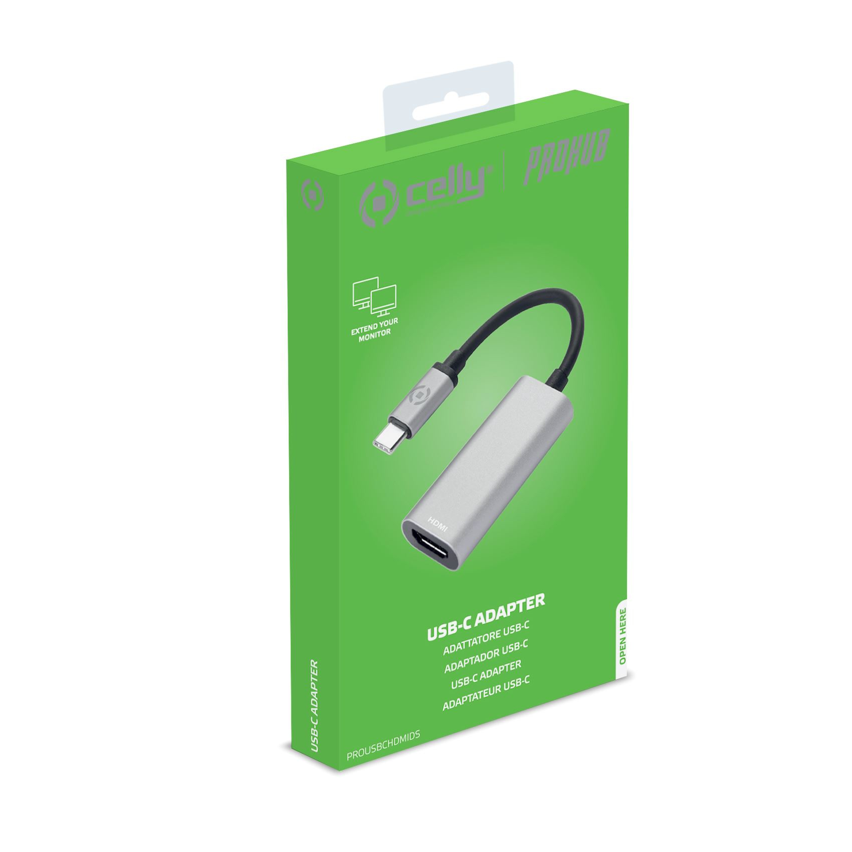 Celly PROUSBCHDMIDS USB graphics adapter Silver – image 5