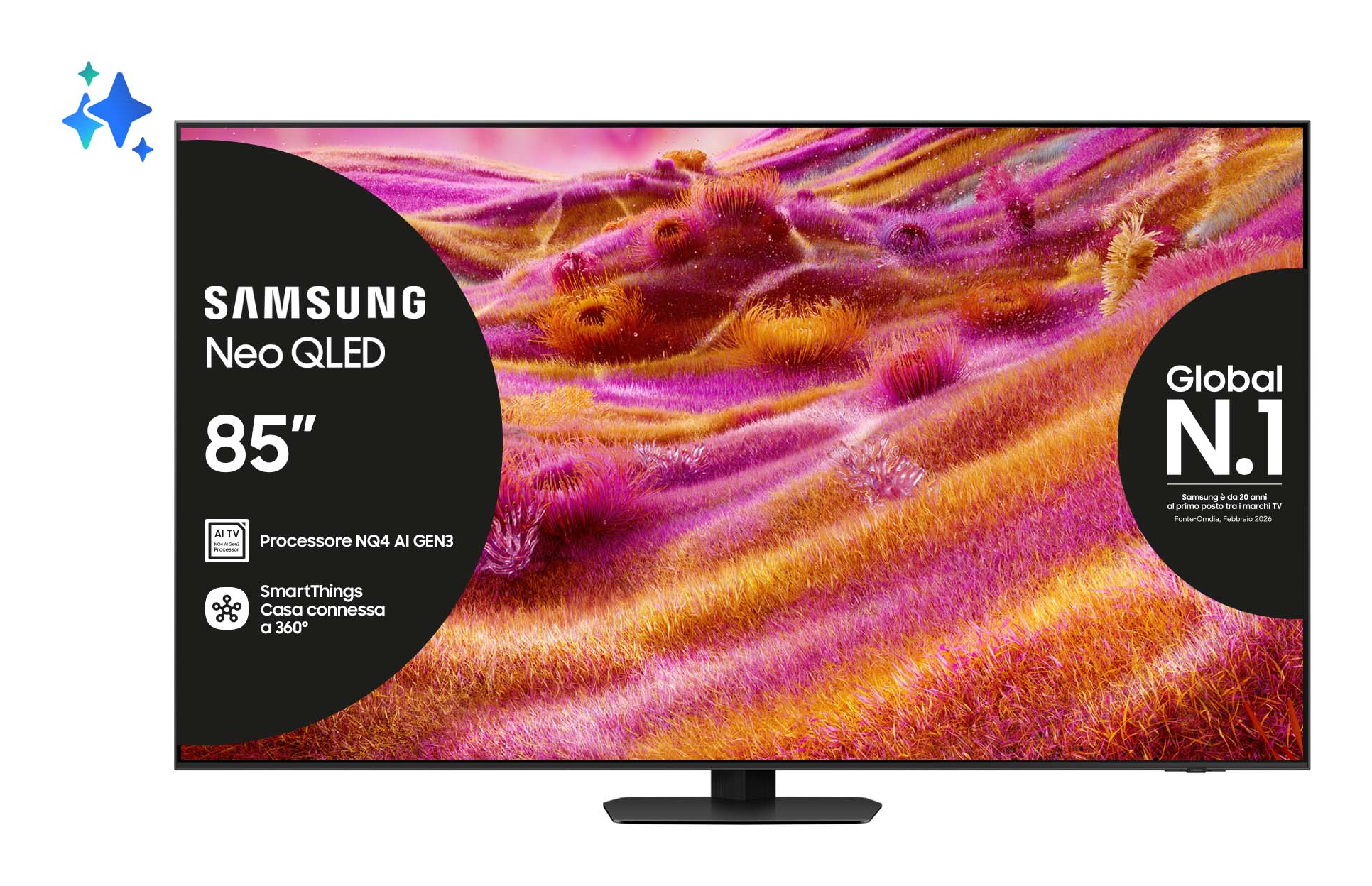 Samsung Smart TV 85” QE85QN90FATXZT Neo QLED 4K …