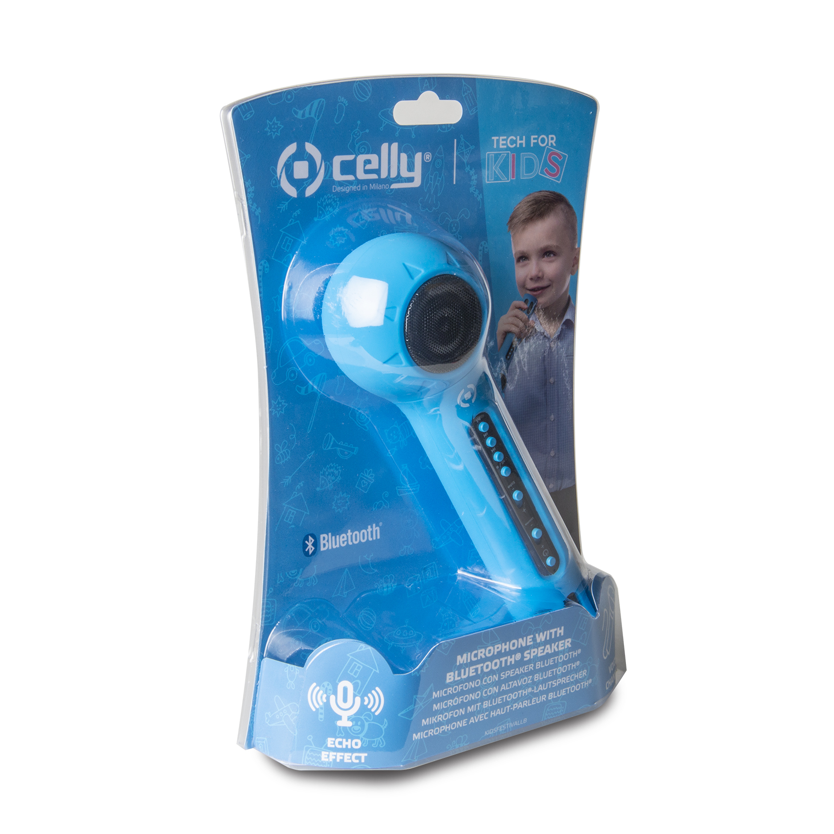 Celly Festival Blue Karaoke microphone – image 6