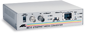 Allied Telesis 10T to 10FL (ST) Media Converter