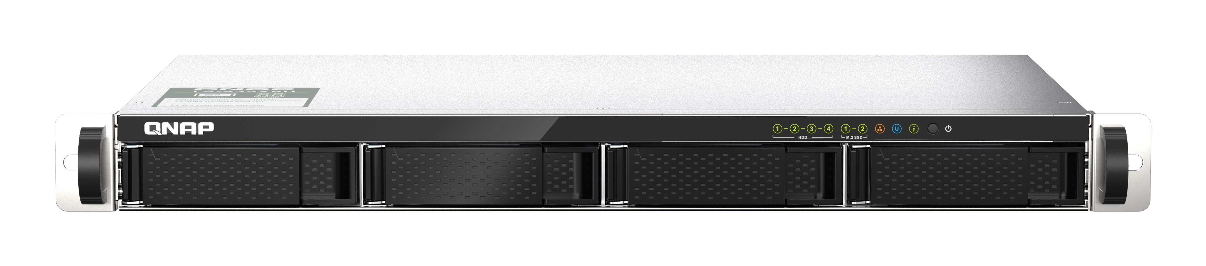 QNAP TS-435XeU 4-Bay Short-Depth Rackmount NAS 10GbE/2.5GbE M.2 NVMe Cache TS-435XeU-4G-US