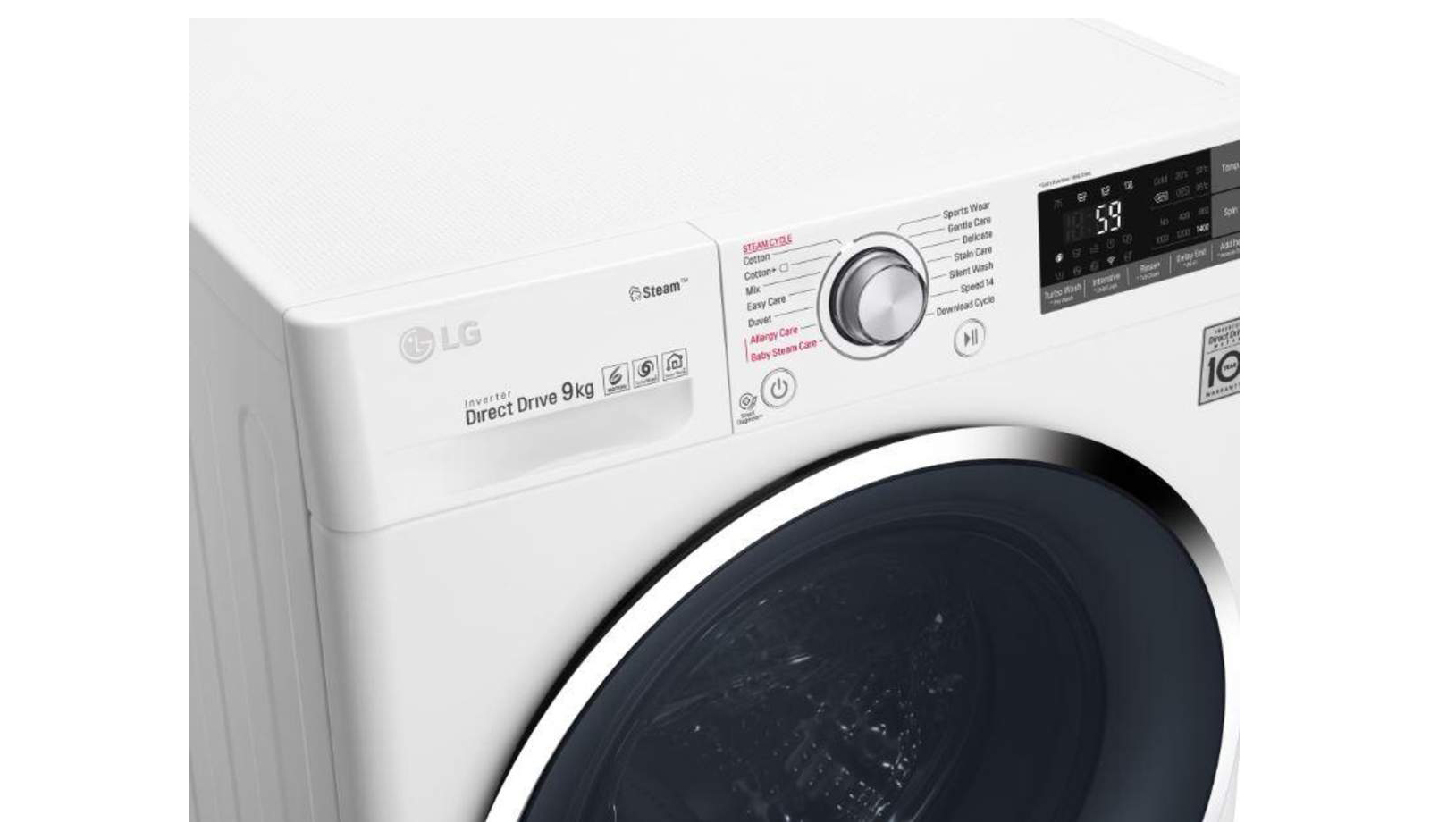 LG F4J7VY2W washing machine Front-load – image 5