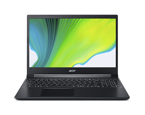 Acer Aspire 7 A715-75G Intel® Core™ i5 i5-10300H Ноутбук 39,6 cm (15.6") Full HD 8 GB DDR4-SDRAM 512 GB Твердотельный накопитель (SSD) NVIDIA® GeForce® GTX 1650 Wi-Fi 6 (802.11ax) Free DOS Черный