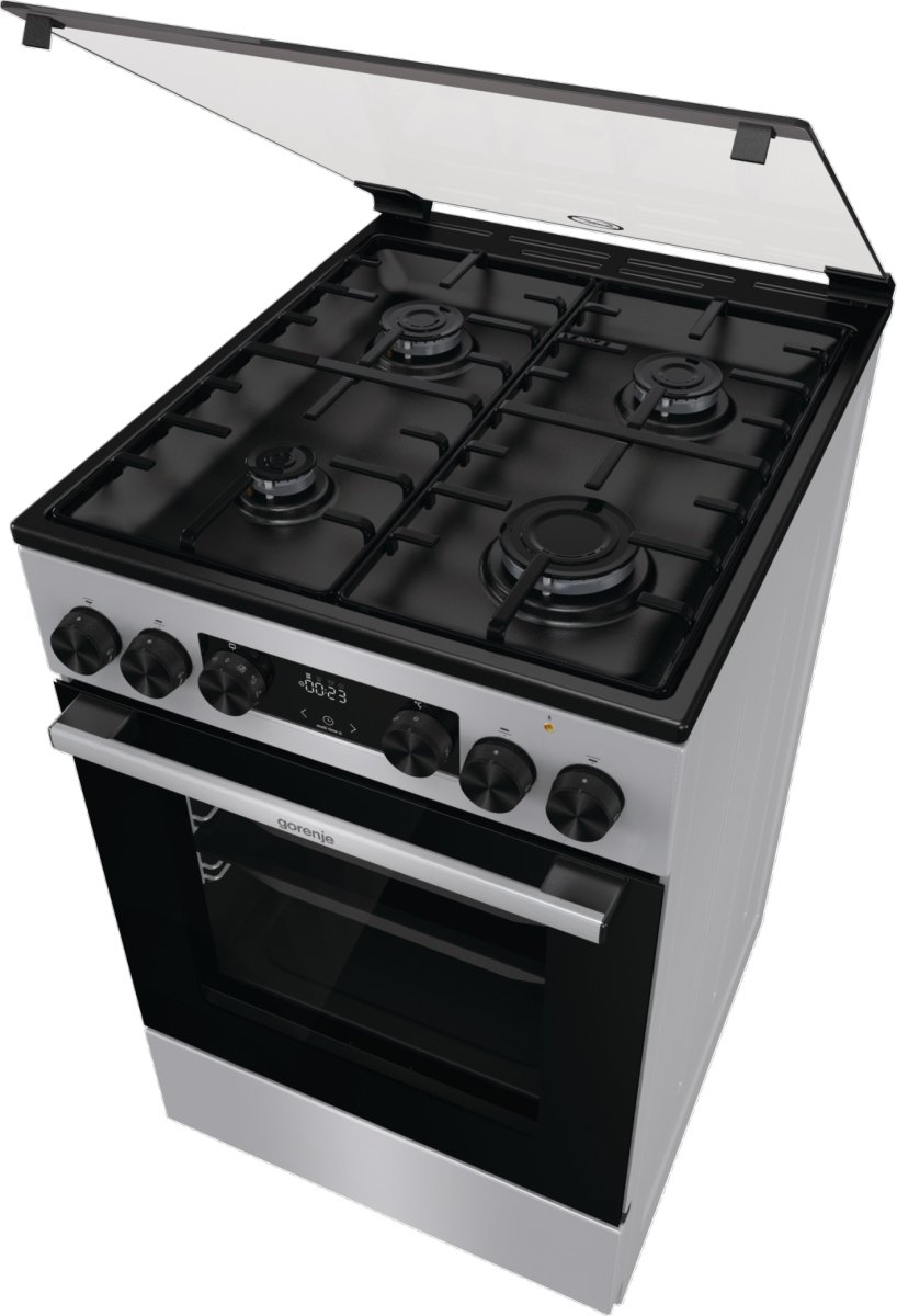 Gorenje MEKS5121S cooker Freestanding cooker Electric Gas Stainless steel – image 5