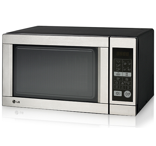 LG MS-1944JL microwave Black, Silver