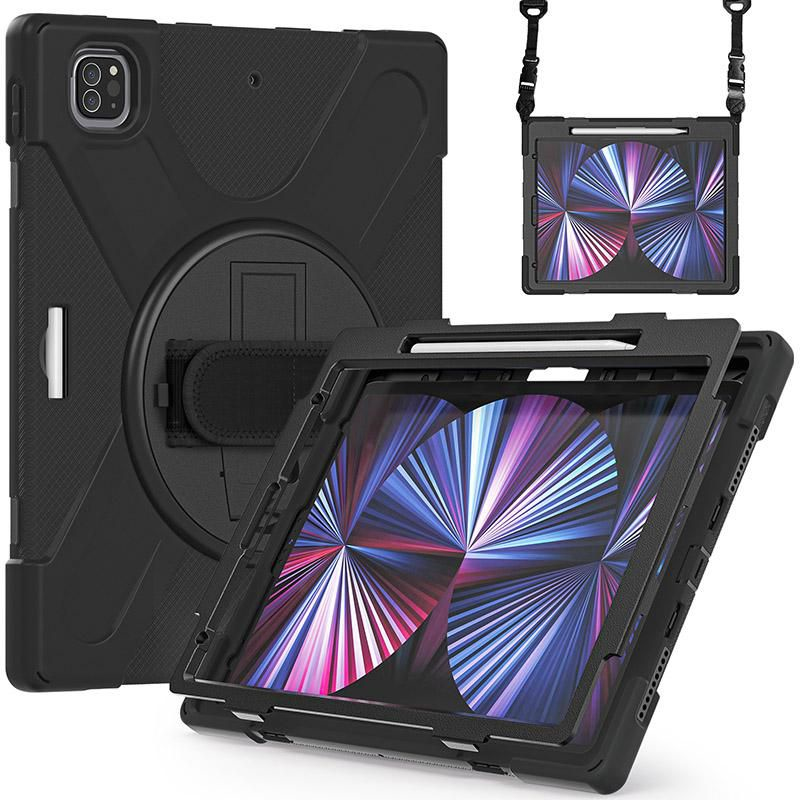 eSTUFF AUSTIN Defender Case for iPad Pro 12.9 2020/2018 - Black – image 7