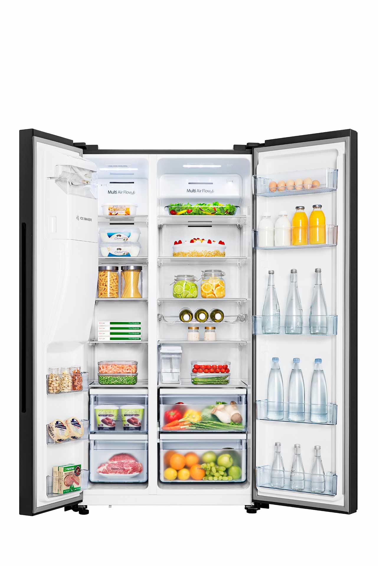 Hisense RS694N4GBE side-by-side refrigerator Freestanding – image 3