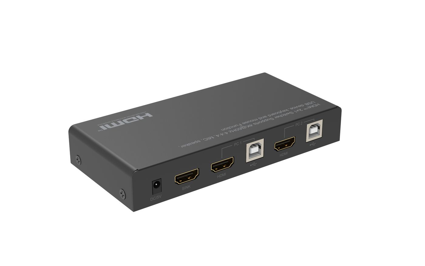 Microconnect MC-HDMIKVM0201-4K KVM switch Black – image 2