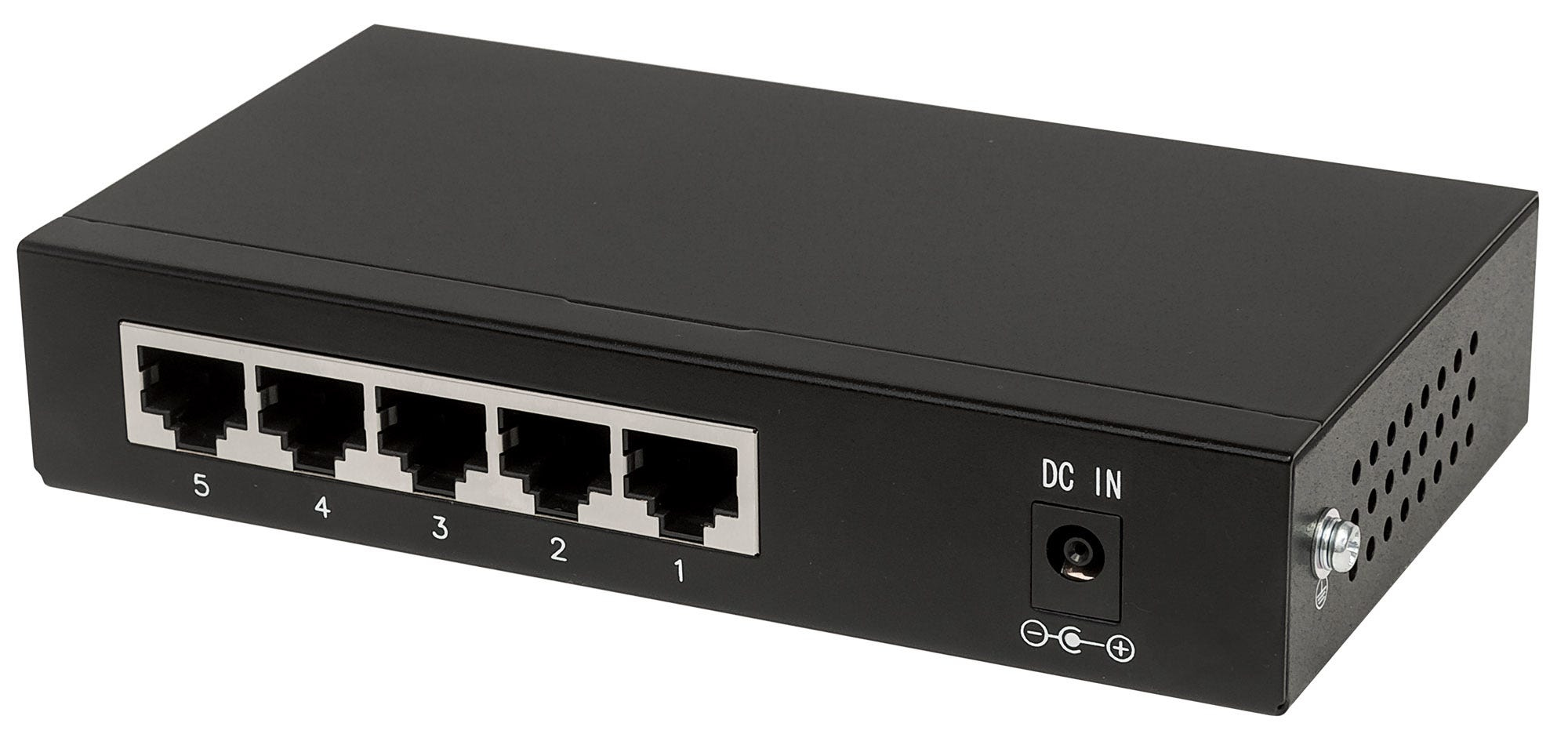 Intellinet 5-Port Gigabit Ethernet PoE+ Switch, 4 x PSE Ports, IEEE 802.3at/af Power over Ethernet (PoE+/PoE) Compliant – image 4