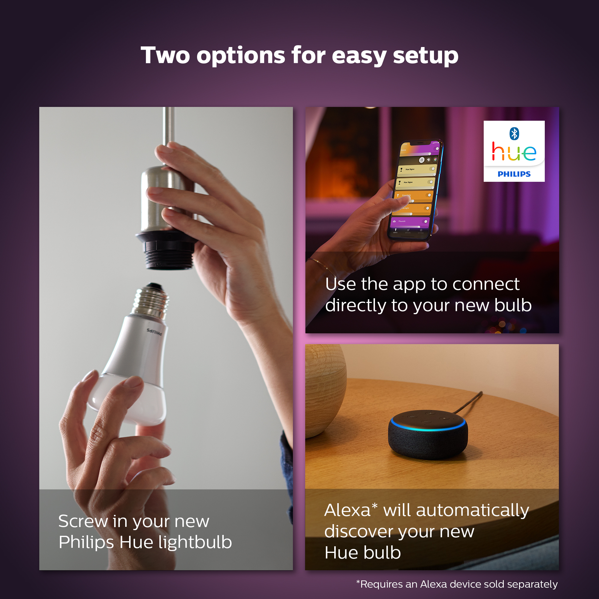 Philips by Signify Philips Hue White and colour ambience A60 – B22 smart bulb – 800 (2-pack) – image 7