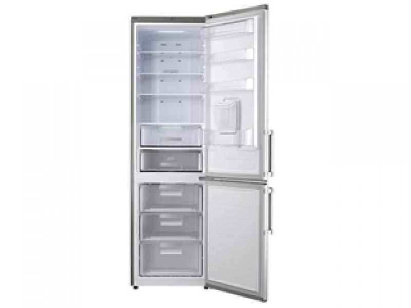 LG GB5240AEAZ fridge-freezer Freestanding Platinum – image 2