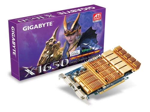 GIGABYTE Radeon X1650 GV-RX165256D-RH 256MB