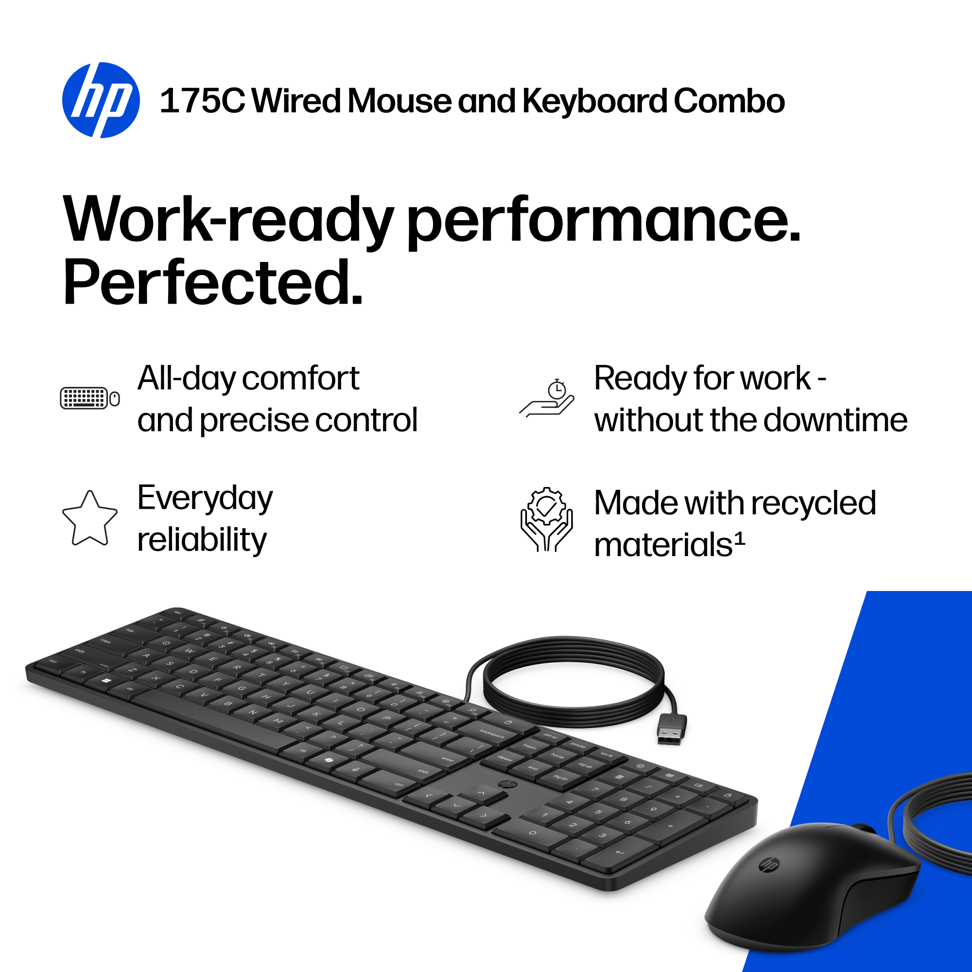 HP 175C Wired Mouse and Keyboard Combo – image 7