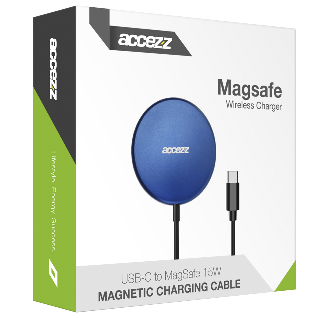Accezz WIRELESSCHARGER50252703 mobile device charger Smartphone Blue USB Wireless charging Fast charging Indoor – image 9