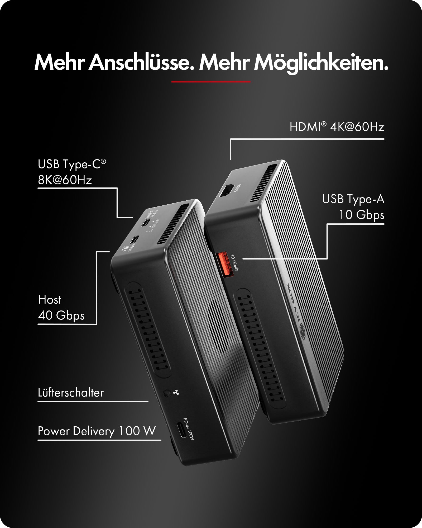 RAID & Dockingstation IcyBox Heart Raid 2818 2x M.2 NVMe SSD
