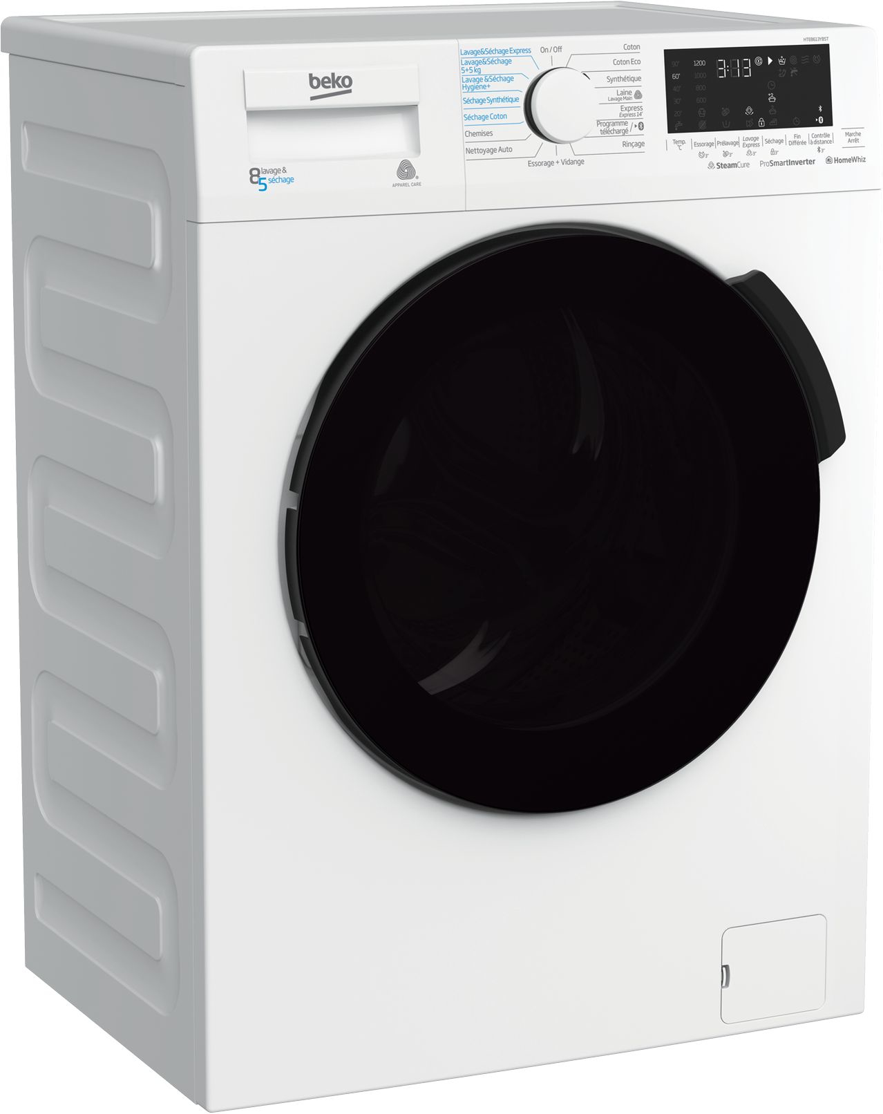 Beko HTE8613YBST washer dryer Freestanding Front-load White – image 2