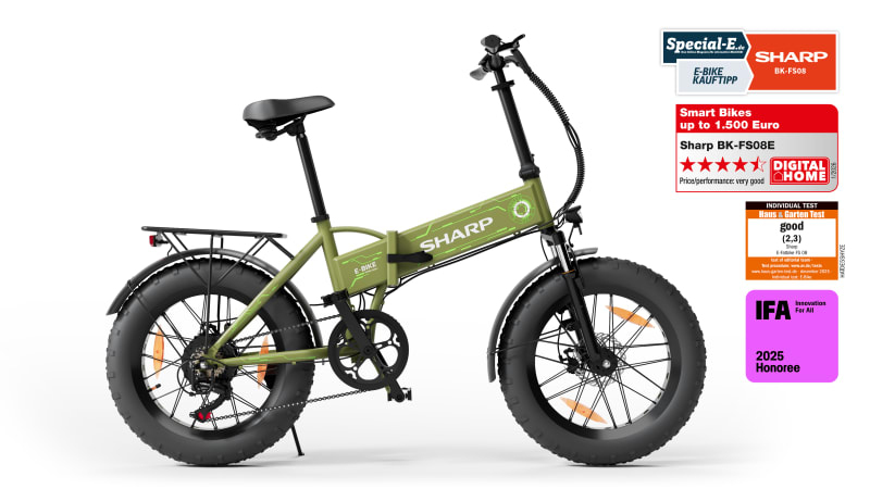 Sharp BK-FS08E-GG Olive Aluminium