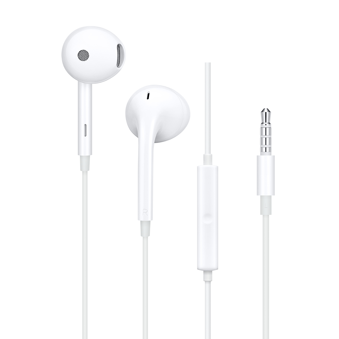 Oppo MH320 Headset Wired In-ear Calls/Music White – image 2