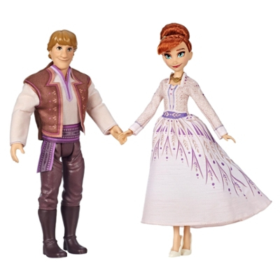Hasbro Disney Frozen Anna And Kristoff Fashion Dolls 2-Pack