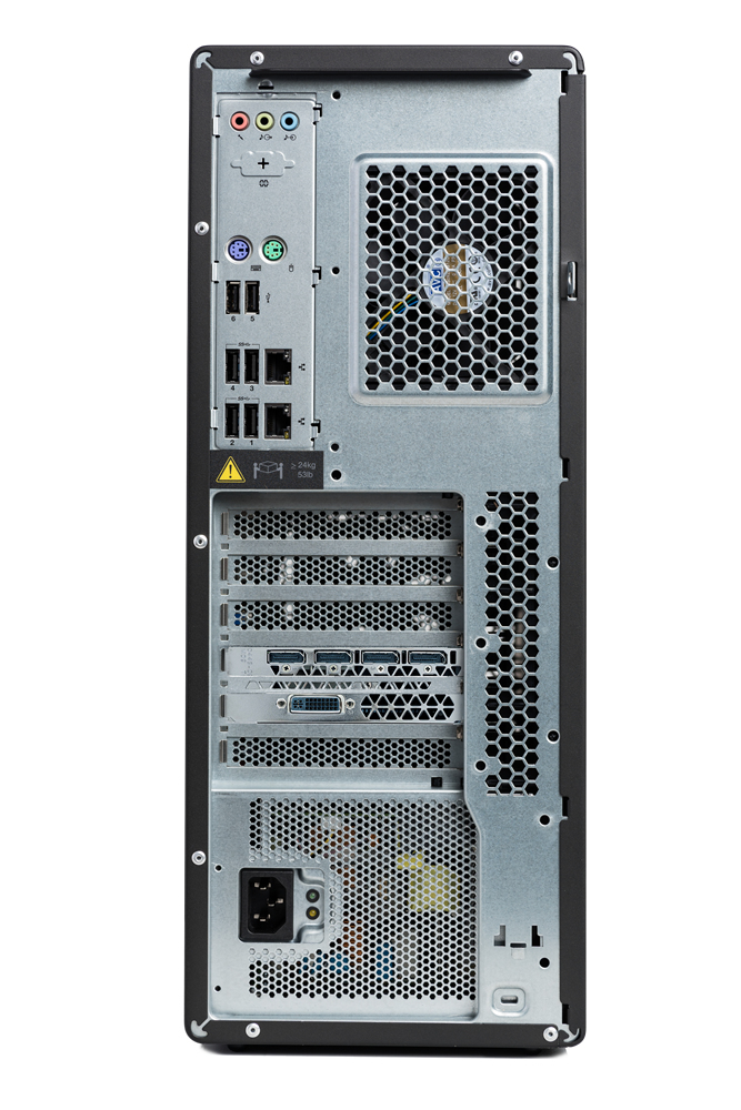 Lenovo ThinkStation P720 Intel Xeon Silver 4216 64 GB DDR4-SDRAM 3 TB HDD+SSD NVIDIA Quadro RTX 4000 Windows 10 Pro for Workstations Tower Workstation Black image 3
