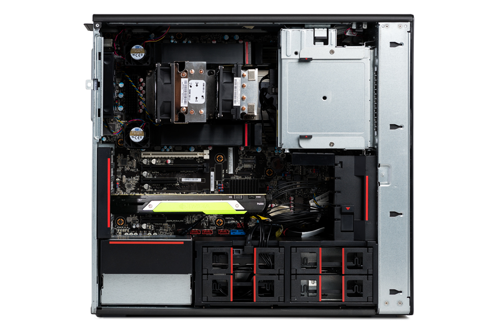 Lenovo ThinkStation P720 Intel Xeon Silver 4216 64 GB DDR4-SDRAM 3 TB HDD+SSD NVIDIA Quadro RTX 4000 Windows 10 Pro for Workstations Tower Workstation Black image 6