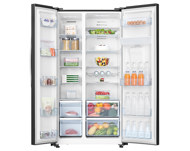 Hisense RS741N4WB11 side-by-side refrigerator Freestanding – image 4