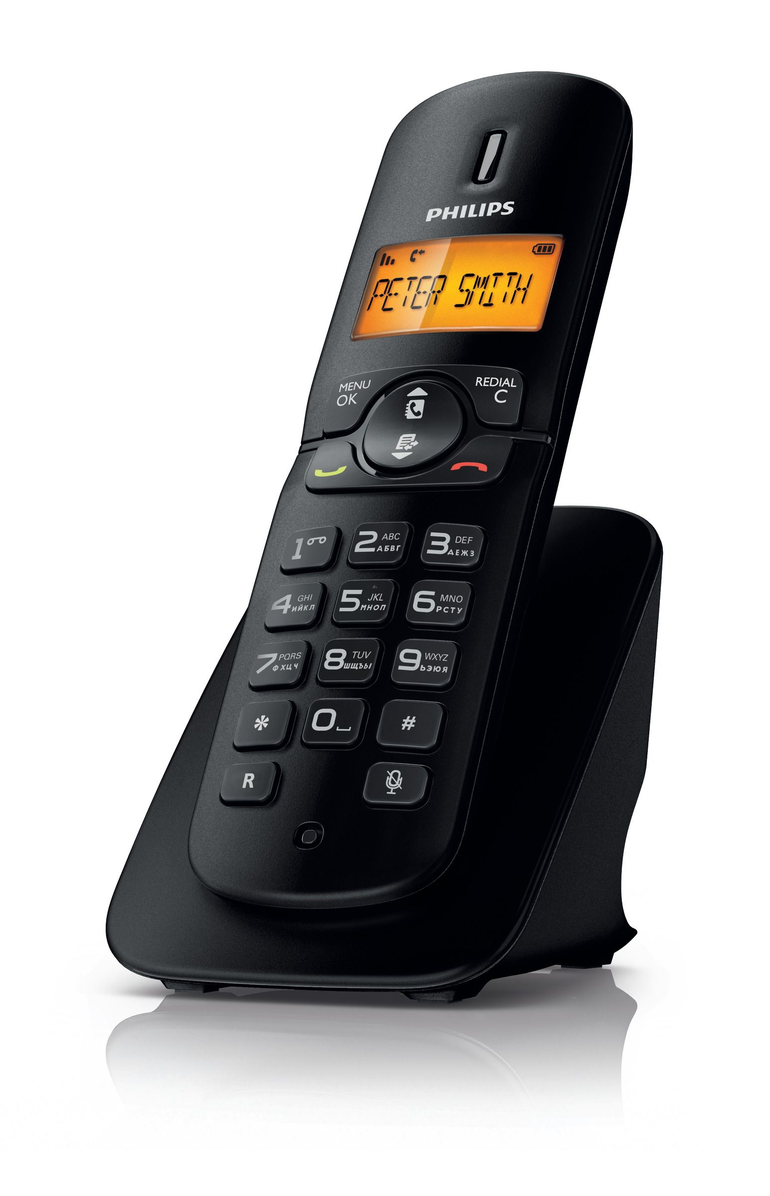 Philips BeNear CD1801B/51 telephone DECT telephone Caller ID Black – image 1