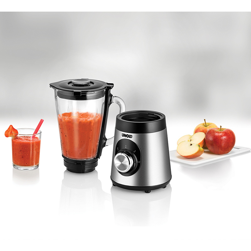 Unold Edel 1.5 L Tabletop blender 500 W Black, Stainless steel, Transparent – image 7