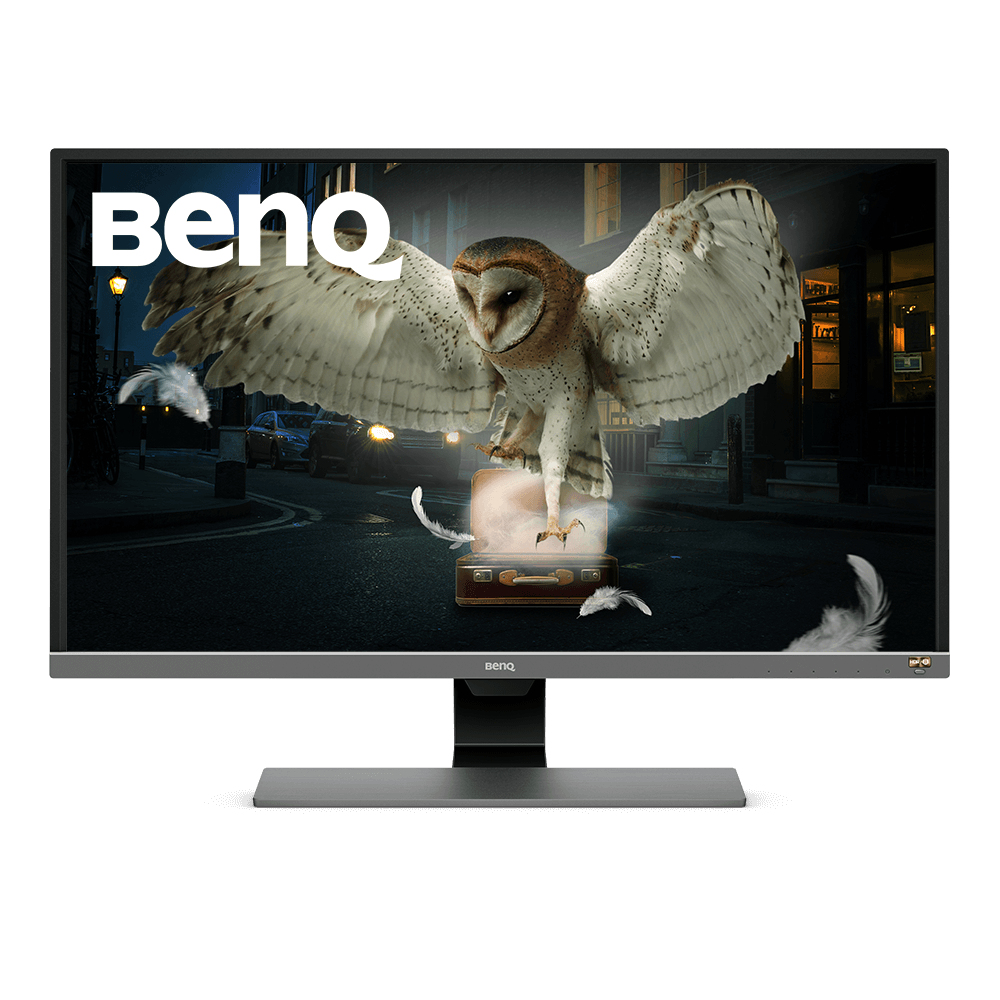 BenQ EW3270U platta pc-skärmar 80 cm (31.5') 3840 x 2160 pixlar 4K Ultra HD LED Svart, Grå, Metallisk