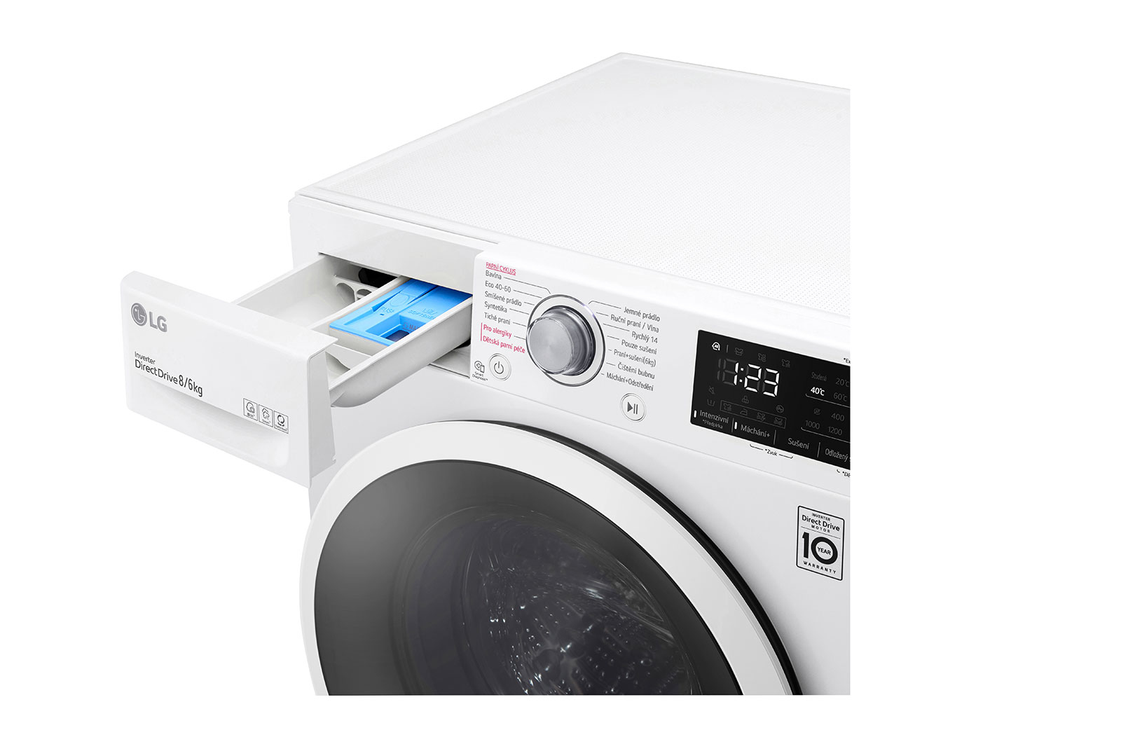 LG F4DV3108S0W washer dryer Freestanding Front-load White – image 5
