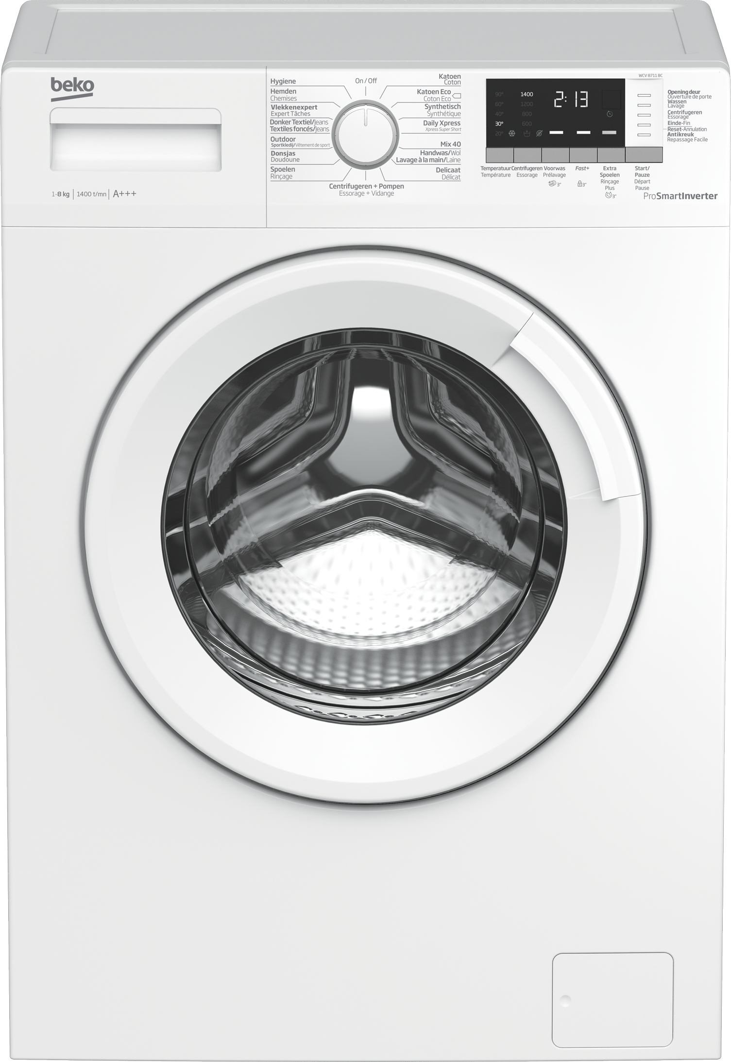 Beko WCV 8711 BC — vue 1 sur 2