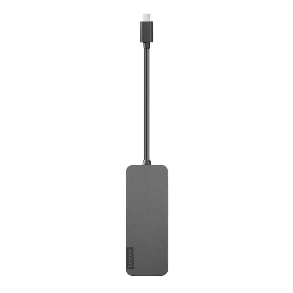 Lenovo 4X90X21427 gränssnittshubbar USB 3.2 Gen 2 (3.1 Gen 2) Type-C 20000 Mbit/s Grå