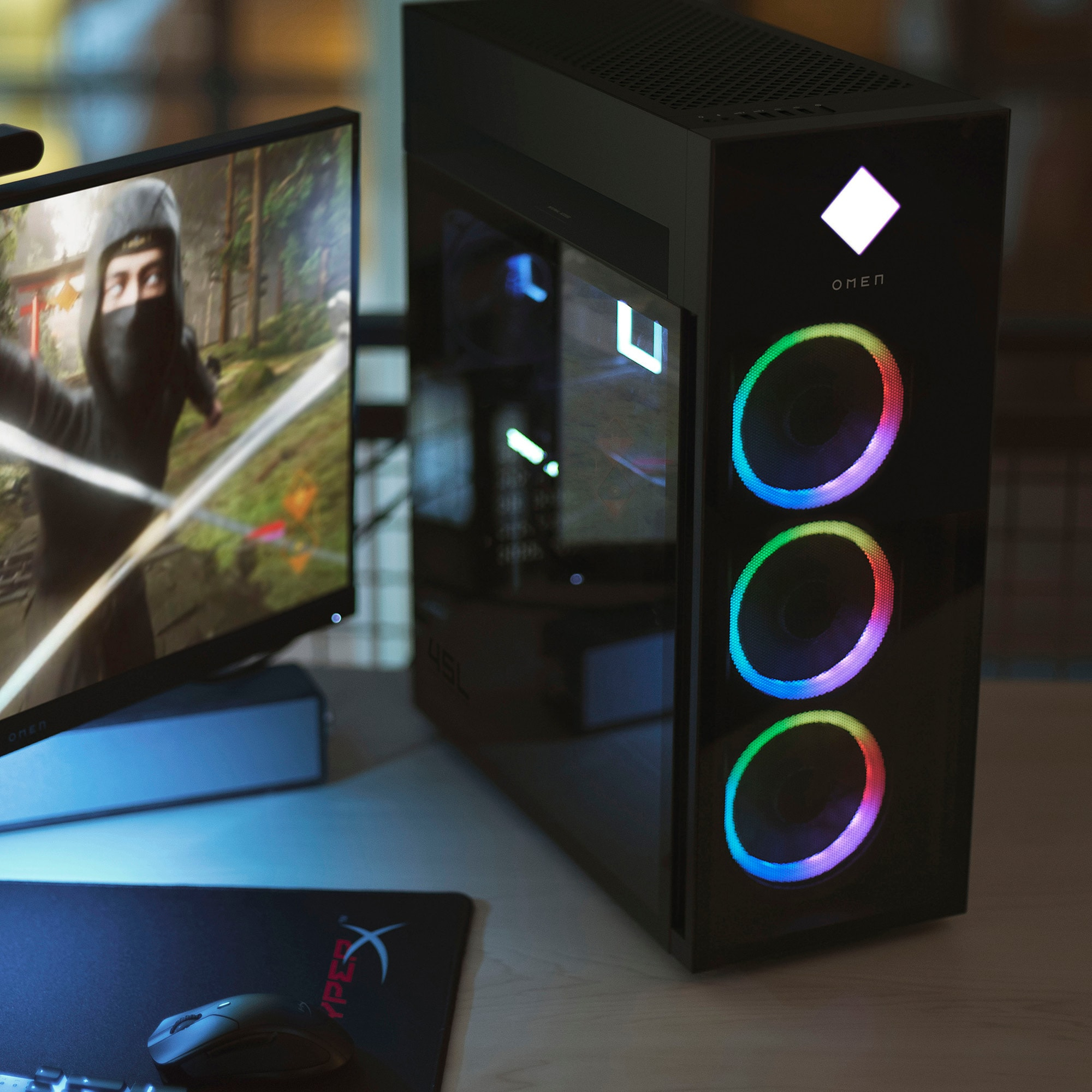 HP OMEN by HP 45L GT22-1015na AMD Ryzen™ 9 7900X 32 GB DDR5-SDRAM 2 TB SSD NVIDIA GeForce RTX 4090 Windows 11 Home Tower PC Black – image 8