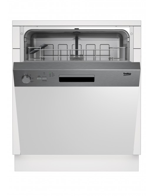 Beko DSN04211X dishwasher Semi built-in 12 place settings – image 2