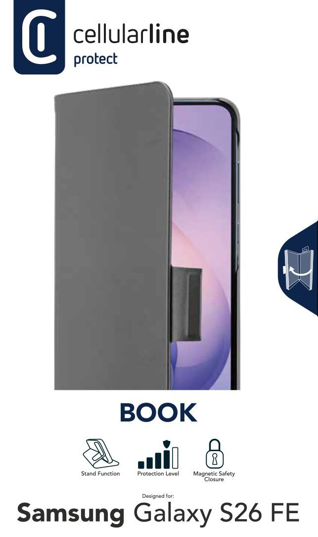 Cellularline BOOK 3 FOLIO CASE FOR GALAXY S26 FE BLACK – image 8