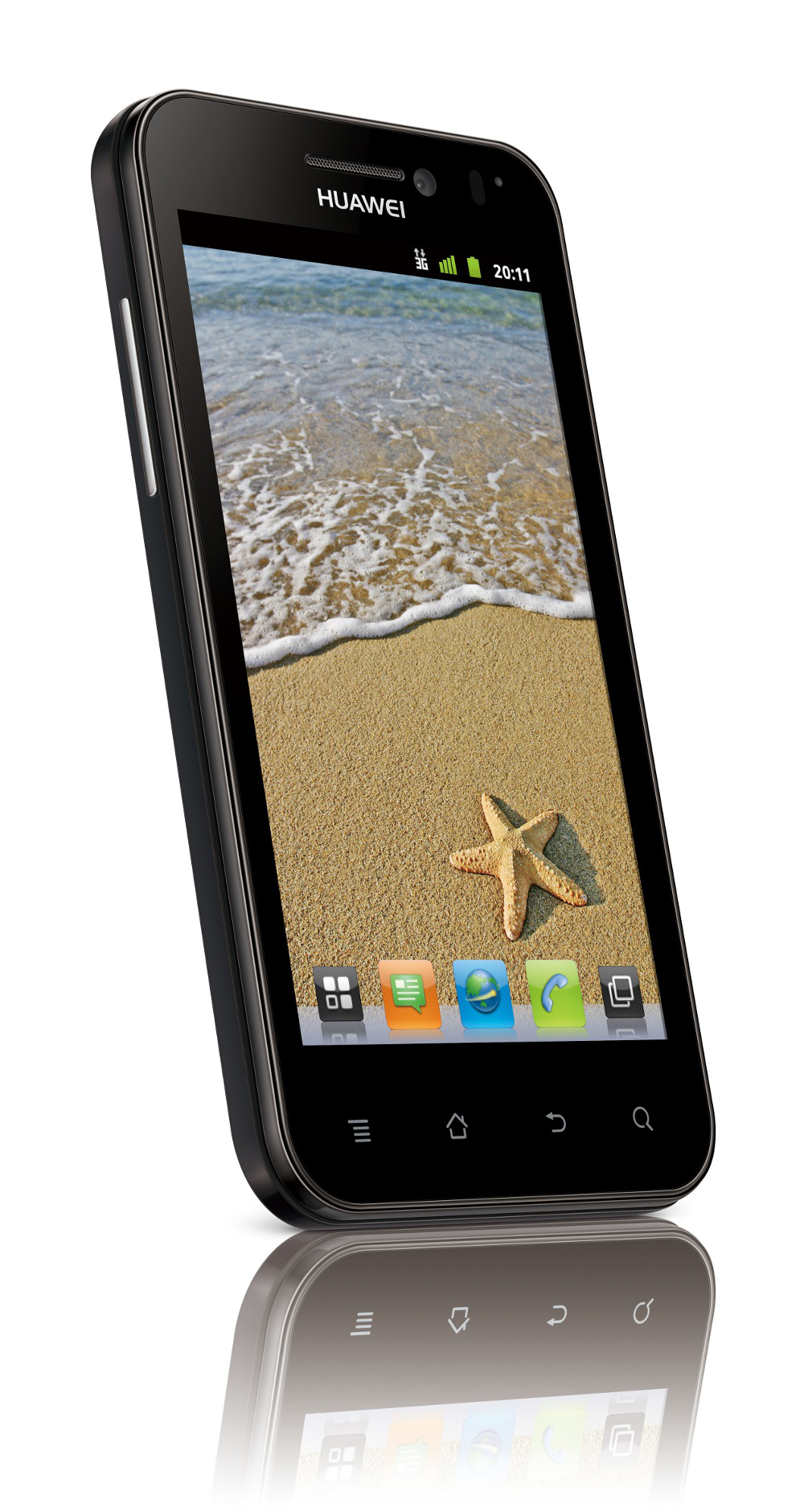 Honor U8860 10.2 cm (4") Single SIM Android 2.3 3G Micro-USB A 0.5 GB 1900 mAh Black