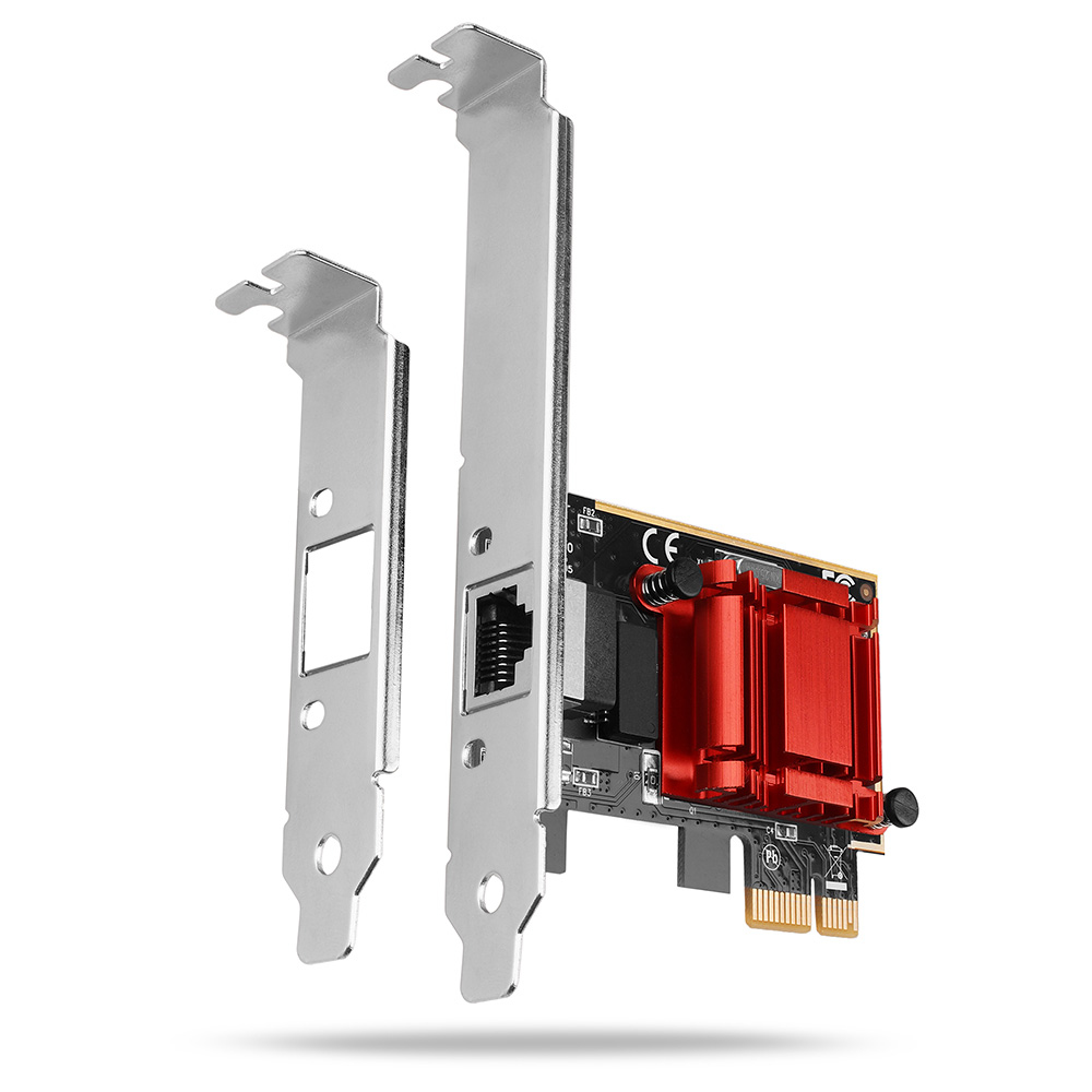 Axagon PCEE-GIX PCIe - Gigabit Ethernet adapter Intel i210AT, PXE, w. SP & LP – image 1
