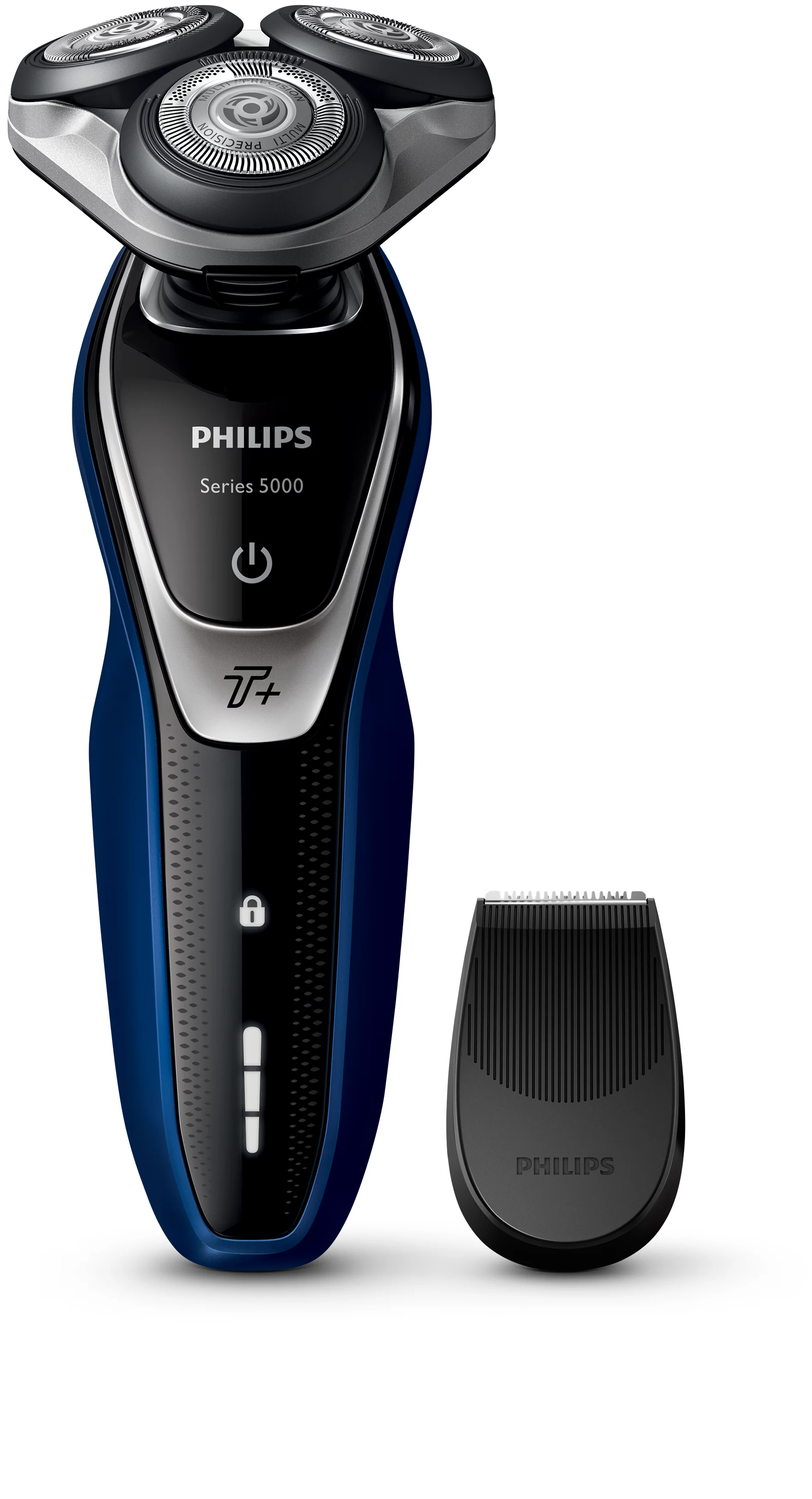 Philips SHAVER Series 5000 S5572/06 men's shaver Rotation shaver Trimmer Black, Blue, Silver – image 1