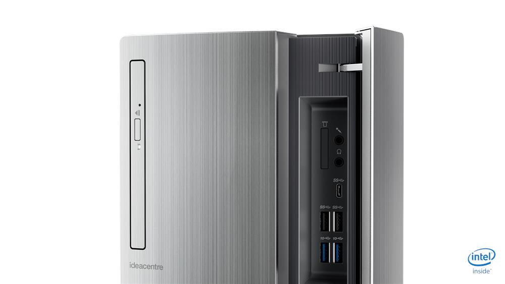 Lenovo IdeaCentre 720 Intel® Core™ i7 i7-7700 12 GB DDR4-SDRAM 1.12 TB HDD+SSD NVIDIA® GeForce® GTX 1050 Windows 10 Home Tower PC Stainless steel image 10