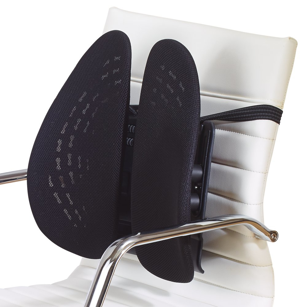 Resim Kensington SmartFit® Conform™ Sırt Desteği - Siyah Kumaş