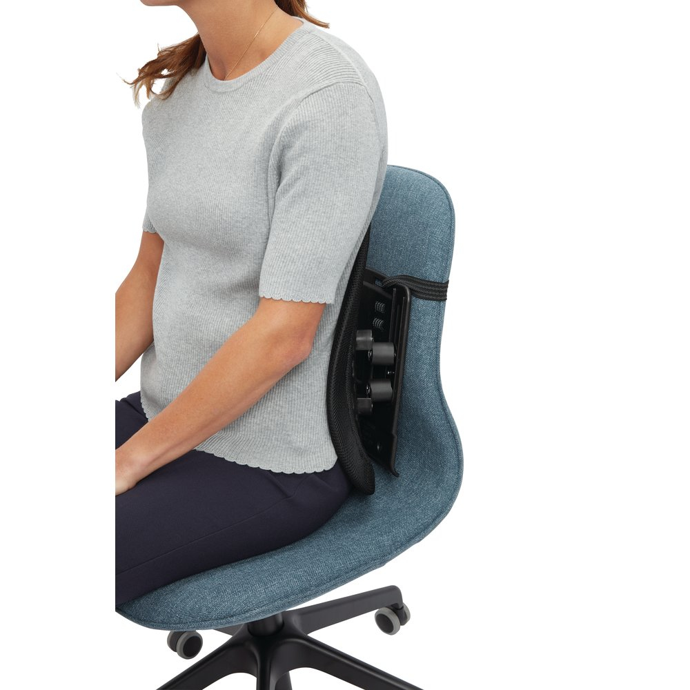 Resim Kensington SmartFit® Conform™ Sırt Desteği - Siyah Kumaş