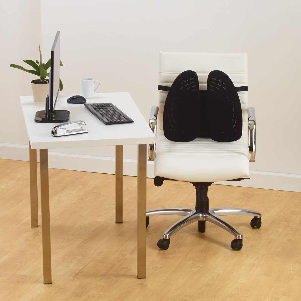 Resim Kensington SmartFit® Conform™ Sırt Desteği - Siyah Kumaş