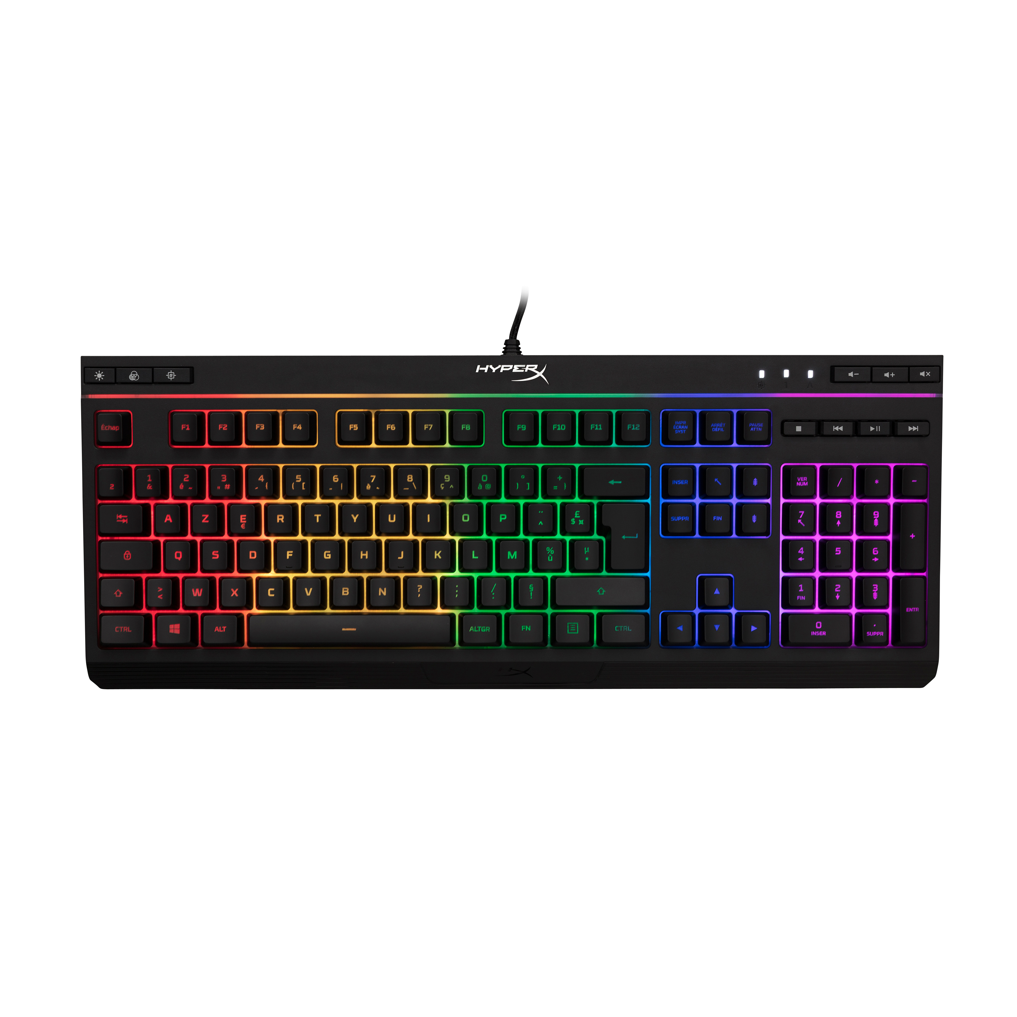 HyperX Alloy Core RGB HX-KB5ME2-FR France - French localization