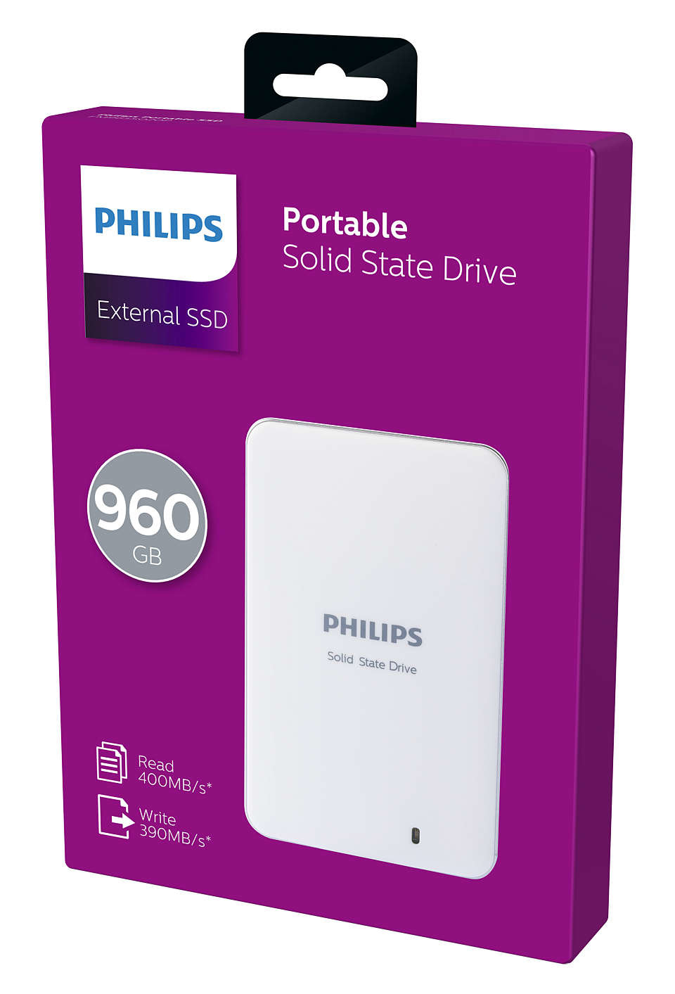 Philips FM96SS020P/00 external solid state drive 960 GB Micro-USB B White image 4