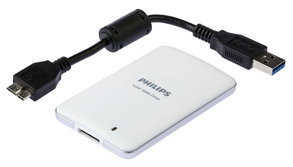 Philips FM96SS020P/00 external solid state drive 960 GB Micro-USB B White image 2