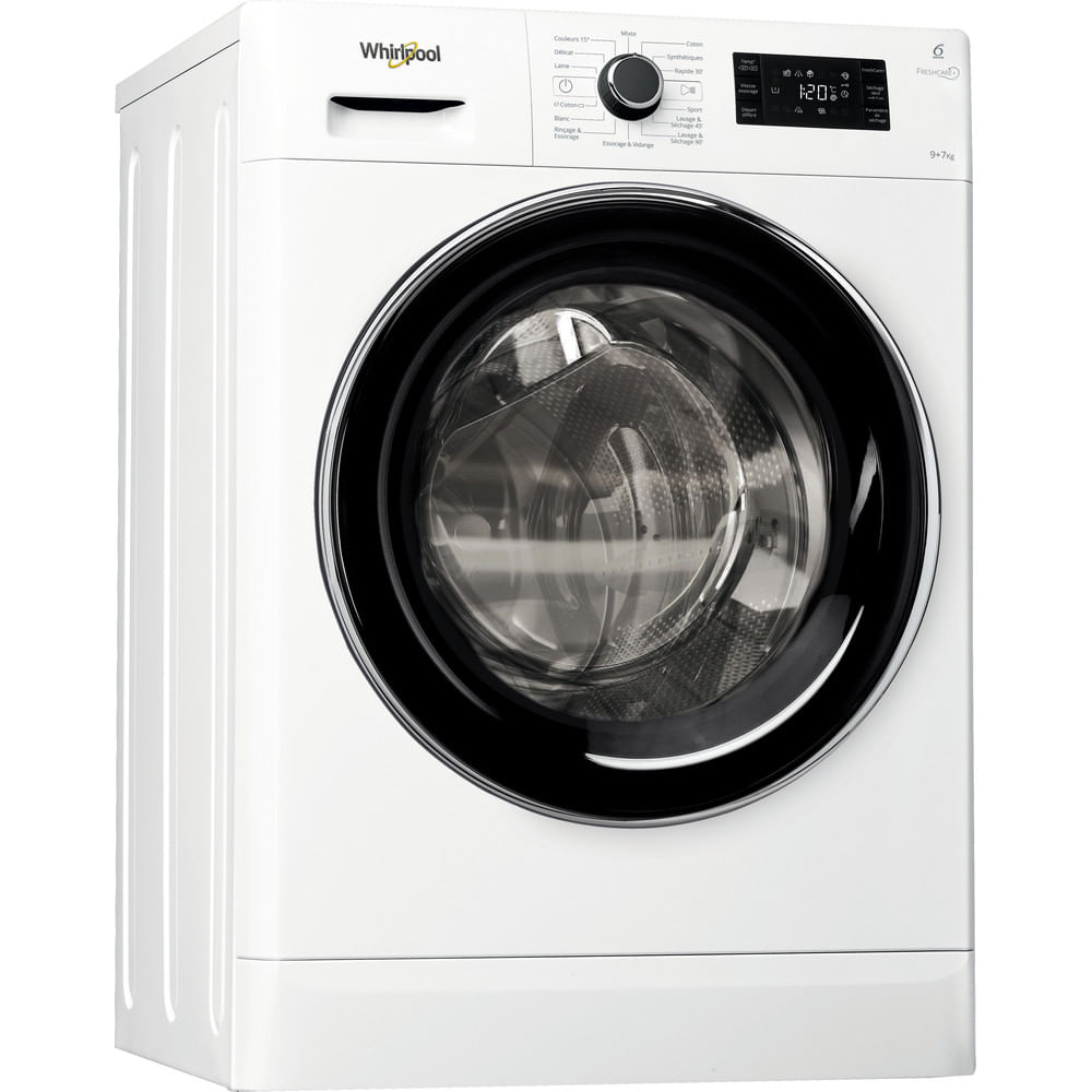 Whirlpool FWDG97168BXFR washer dryer Freestanding Front-load White