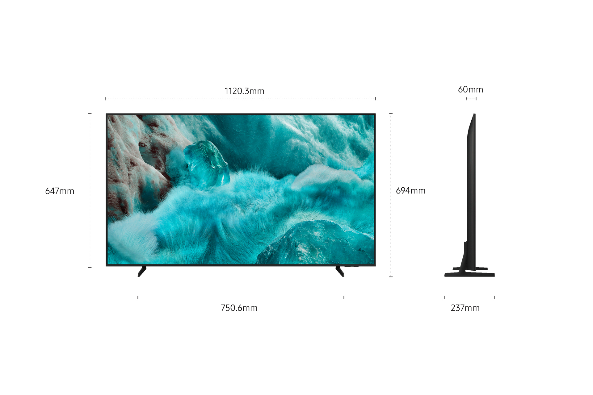 Samsung TQ50Q7F4 – TV QLED 50 pouces 4K UHD Smart TV HDR10 Tizen Motion Xcelerator Object Tracking Sound Lite — photo 12