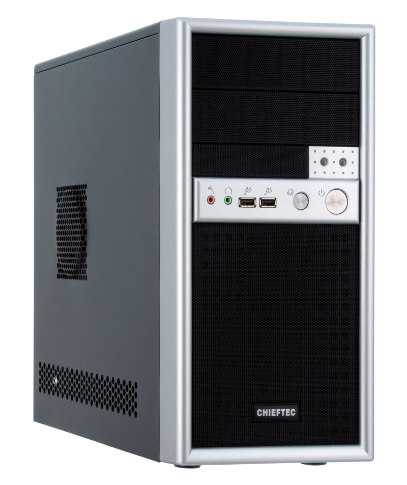 Chieftec CD-01-B-SL computer case Mini Tower Black, Silver