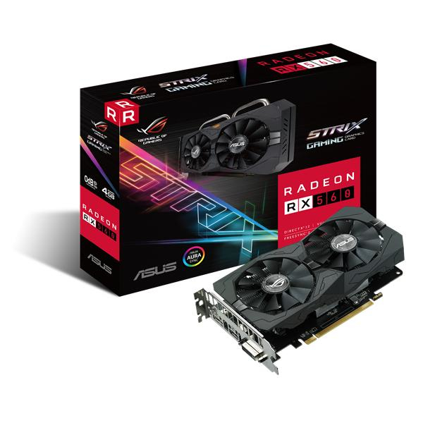 ASUS ROG-STRIX-RX560-4G-GAMING AMD Radeon RX 560