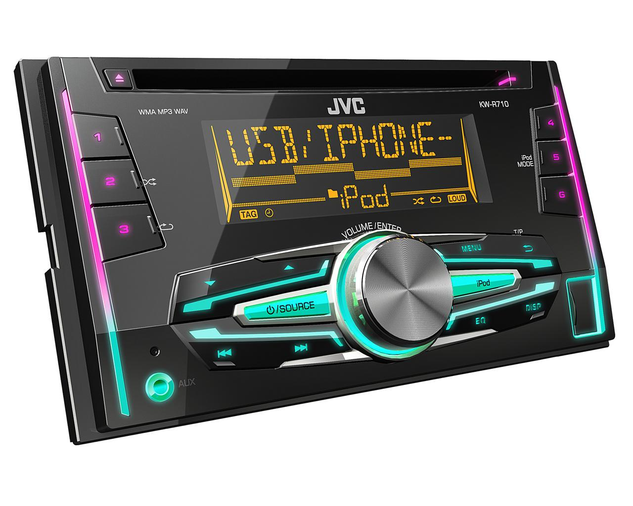 JVC KW-R710E car media receiver Black – image 3